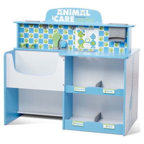 Free Shipping! Melissa & Doug Animal Care Veterinarian and Groomer Wooden Activity Center for Plush Stuffed Pets (Not Included) - Walmart.com