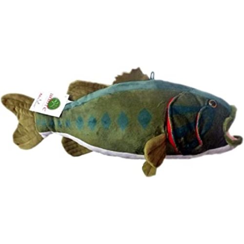 Adore 17" Cranky the Largemouth Bass Fish Stuffed Animal Plush Wall Mount