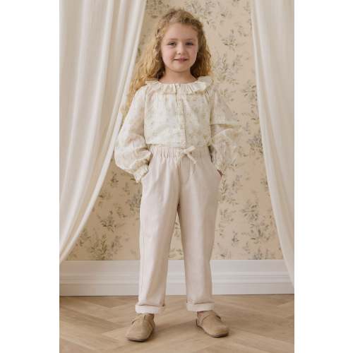 Ali Linen/Cotton Pant-Natural