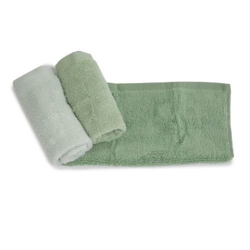 Bubba Blue Essentials Wash Cloth 3 Pack Sage/Mint/Basil