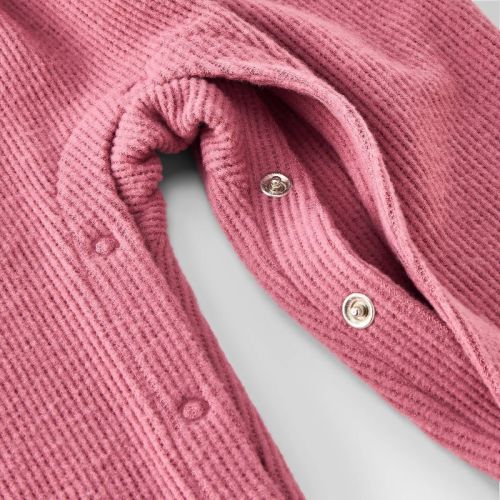 Baby Girls' Long Sleeve Waffle Romper - Cat & Jack™