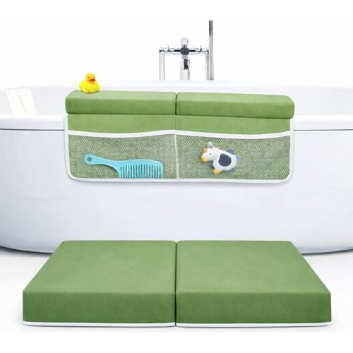 Premium Baby Bath Kneeler Mat & Elbow Rest Pad Set