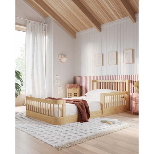 The Wave Kids Bed | Convertible Montessori Floor Bed to Twin