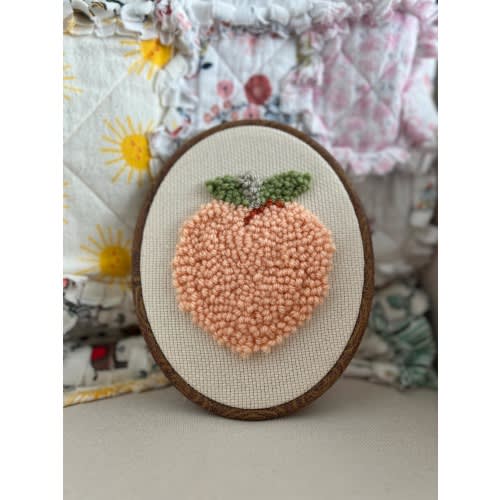 Wall Decor Peach Wall Hanging Peach Nursery Decor Fruit Decor Farmers Market Art Gallery Wall Accent Cute Peach Gift Adorable Fruit Art