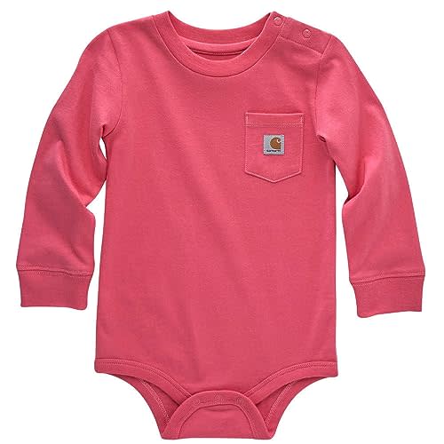 Carhartt Kid's CA5002 Long-Sleeve Pocket Bodysuit