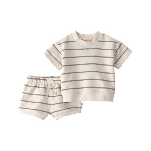 little planet by carter's unisex-baby 2-piece Shorts Set Made With Organic Cotton