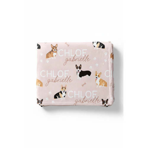 Personalized Kids Blanket | Corgi