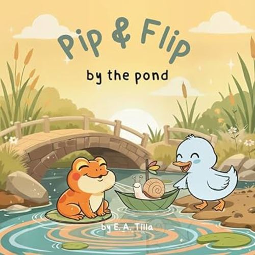 Pip & Flip by the pond