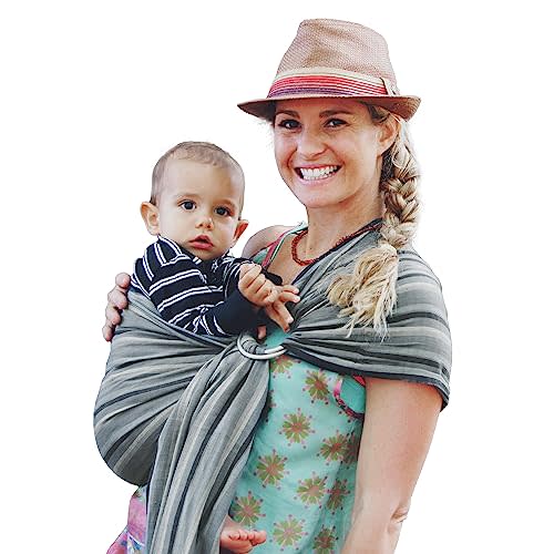 Hip Baby Wrap - Baby Wraps Carrier for Infants and Toddlers - Soft, Durable Cotton Toddler Sling Carrier for Babies 8-35 lbs - Comfortable, Versatile for Nursing, Baby Shower Gifts - Rocky Mountain