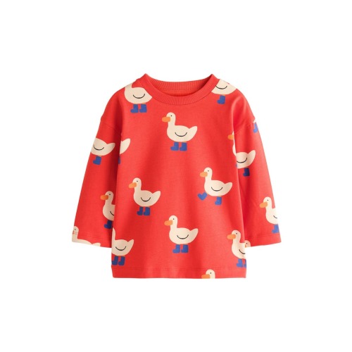 Kids' Duck Print Long Sleeve T-Shirt