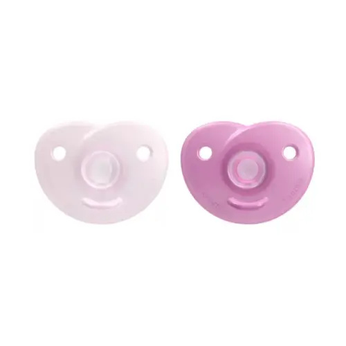 Avent Soothie 0 To 6 Month Pink 2Pk Pink | Baby Bunting AU