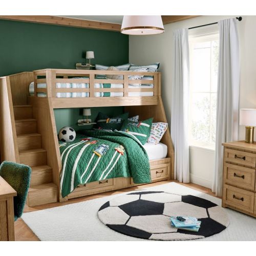 Evelyn Linen Kids Blackout Curtain | Pottery Barn Kids