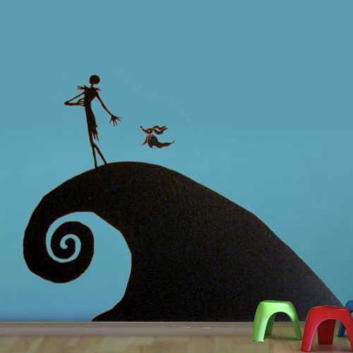 X-large Wall Decals (2-6 feet wide!)~  Nightmare Before Christmas Vinyl Decals- Jack, Sally, Oogie Boogie & Zero