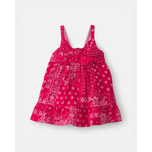Baby Girl Bandana Sleeveless Dress - Red - OshKosh B'gosh | Carter's