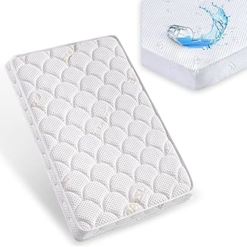 Pack and Play Mattress + Waterproof Pack and Play Mattress Protector