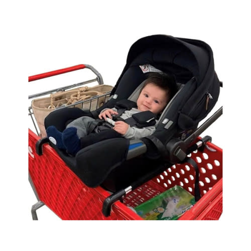 Totes Babies - Car Seat Carrier for Shopping Carts, Allows Babies, Newborns, Infants and Toddlers to Stay Snug or Sleeping in Car Seat While Parents Shop, As Seen on Shark Tank