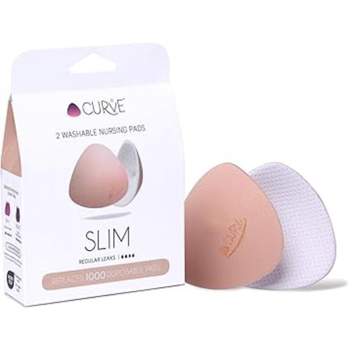 Essential Slim Nursing Pads: Stay Dry All Day, Reusable & Eco-Friendly. Say Goodbye to Disposable Pads