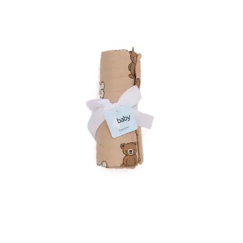 4baby Muslin Wrap Bears | Baby Bunting AU