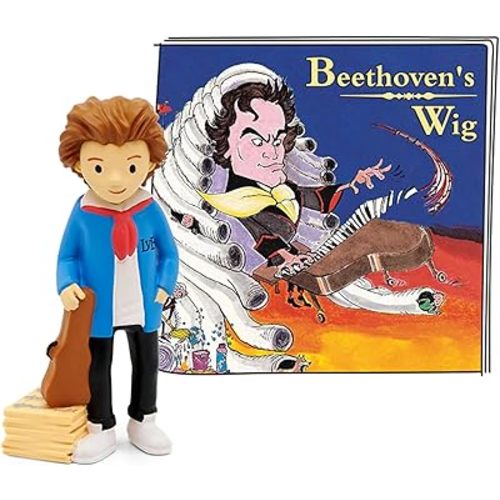 Tonies Beethoven's Wig Audio Toy Figurine Featuring Classical Songs & Sing-Along Symphonies from the Greatest Classical Music Composers