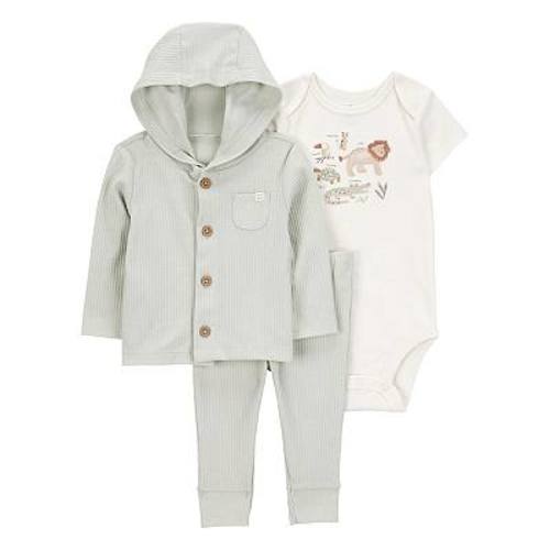Baby Boys Carter's Lion 3-pc. Cardigan, Bodysuit & Pants Set