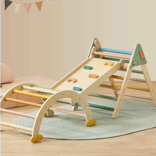 Tiny Land® 7-in-1 Morandi Pikler Triangle Set