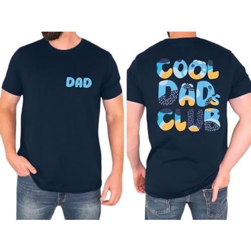 Dad Shirt Men Cool Dad Club T-Shirts Father's Day Tops Daddy Birthday Gift Tees Dads Life Clothes