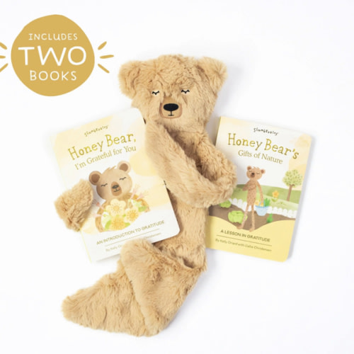 Honey Bear Lovey & Kids Book About Gratitude | Slumberkins