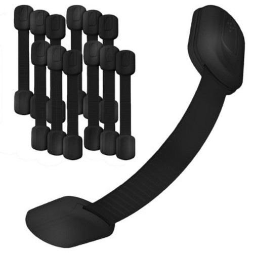 Baby Proof Me | Adjustable Safety Strap - Black - 12 Pack