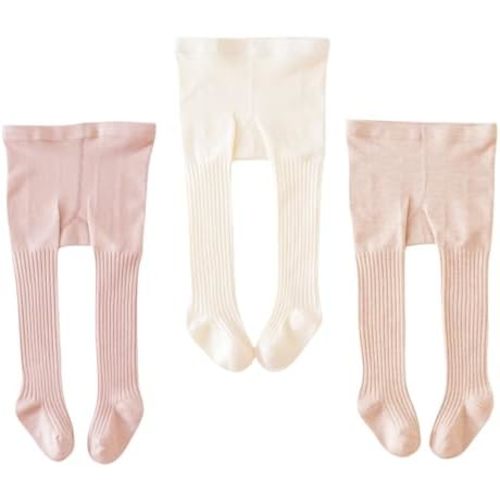 Baby Tights Toddlers Girl Leggings Seamless Stockings 3 Pack
