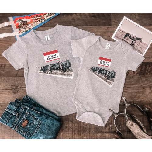 Feedlot Foreman (Baby, Toddler, & Youth) - Grey