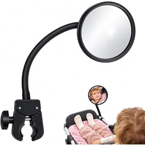 Stroller Mirror - See Baby's Face on Walks, Universal Fit
