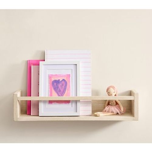 Biscotti Wood And Acrylic Shelving, 2 Feet