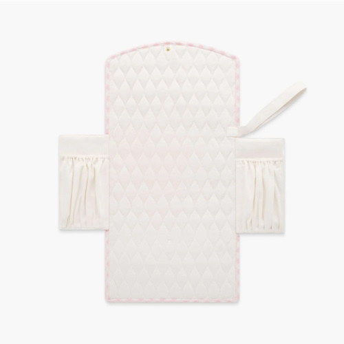 Portable Changing Pad - Pink Gingham
