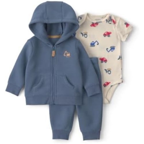 Carter's Baby Boys' 3-piece Bodysuit Pant Sets
