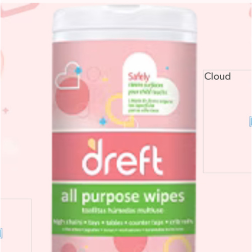 Gentle Multi-Surface Wipes | Dreft