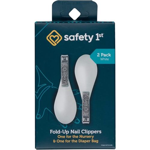 Safety 1st Fold-Up Nail Clippers - 2pk