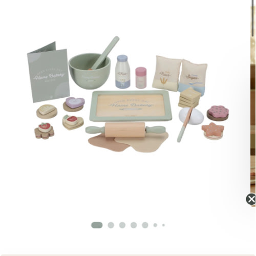 Wooden baking set – Multicolored – Essentials