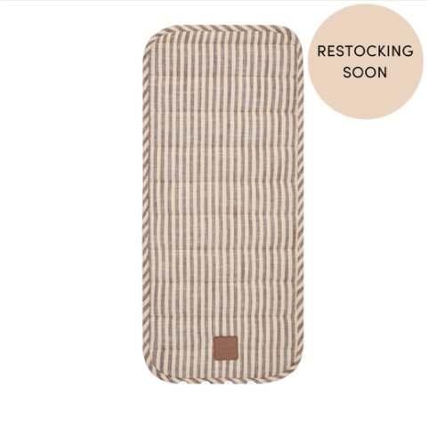 Lemon Sorbet Stripe Universal Linen Bassinet Liner