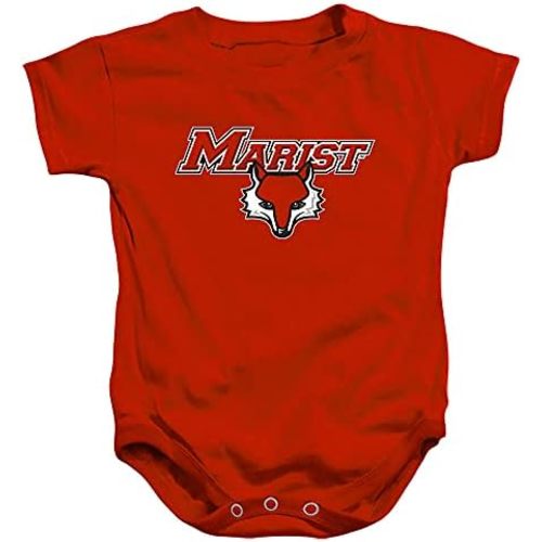 Marist College Official Stacked Unisex Infant Snap Suit for Baby