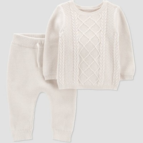 Carter's Just One You® Baby Boys' Sweater Set - Ivory Newborn