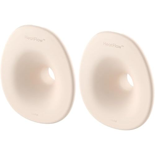 eufy Security Original 24mm Flange (2-Pack), Replacement Accessories for Wearable Breast Pump E20/S1/S1 Pro, HeatFlow™ Technology, Food-Grade Silicone, Durable, Comfortable, Ergonomic Fit