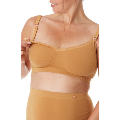 Organic Maternity and nursing seamless bra, Medium