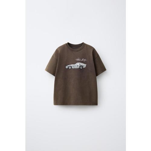 SHELBY® T-SHIRT - Rust | ZARA United States