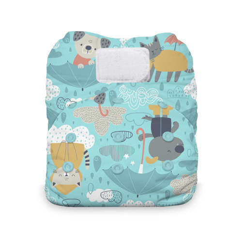 Thirsties Natural One-Size All-in-One Diaper - Hook and Loop