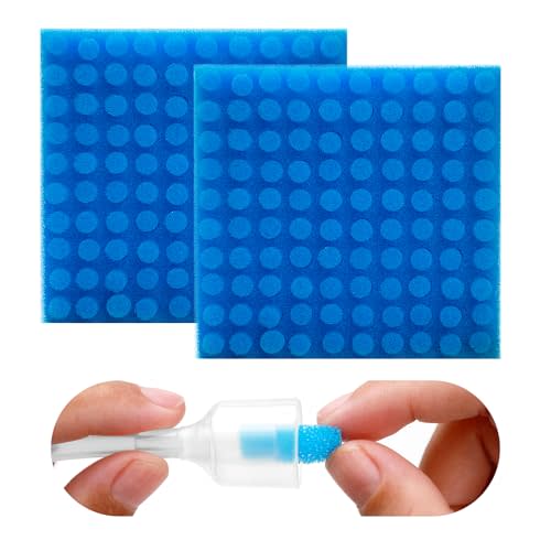 Qunlions life 200-Pack of Premium Nasal Aspirator Hygiene Sponges, Replacement for Nosefrida Nasal Aspirator Filters, BPA, Phthalate & Latex-Free (200 Count)