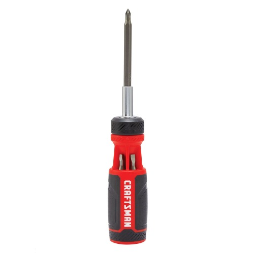 CRAFTSMAN 7 -Piece 1/4-in 1-in Magnetic Ratcheting Multi-Bit Screwdriver Set