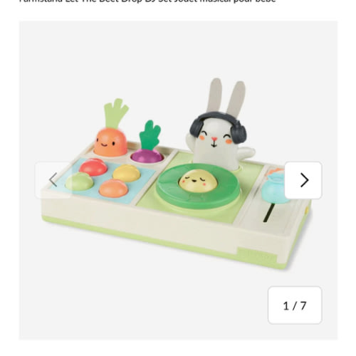 Farmstand Let The Beet Drop DJ Set Jouet musical pour bébé – CLÉMENT