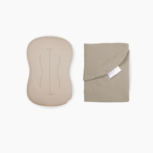 Lounger Curve + Muslin Cover Set | Birch