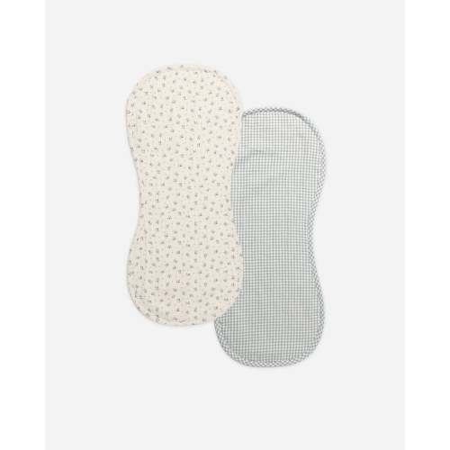 Burp Cloth, 2 Pack || Bluebell, Blue Gingham – Quincy Mae