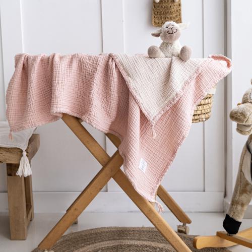 Organic Cotton Baby Blanket For Girl